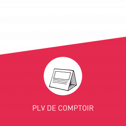 PLV de comptoir